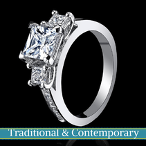 Contemporary Engagement Rings, Traditional Engagement Rings